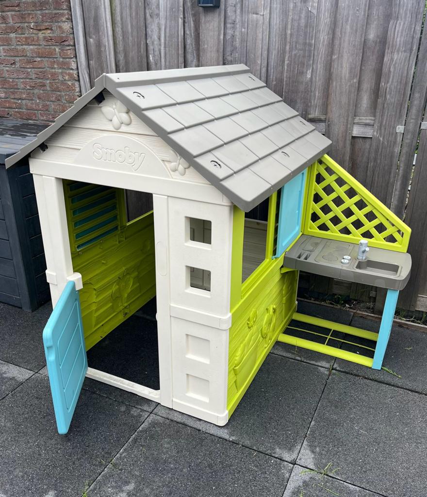 Smoby speelhuis, Kinderen en Baby's, Speelgoed | Buiten | Speelhuisjes, Ophalen, Zo goed als nieuw, Kunststof