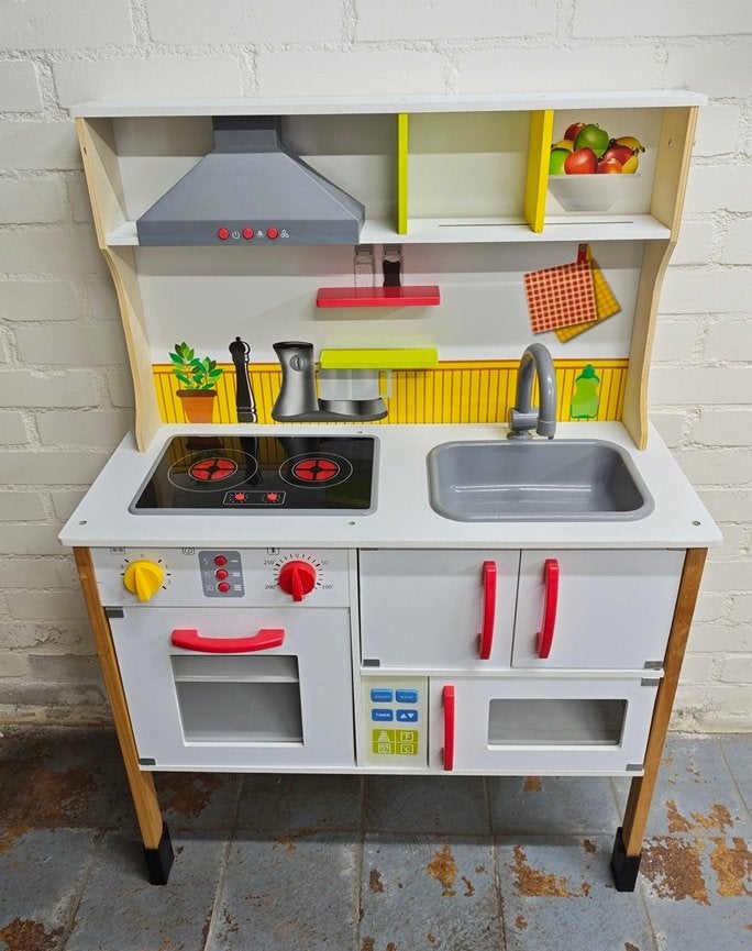 Speelkeuken met extra's, Ophalen, Gebruikt, Hout, Speelkeuken