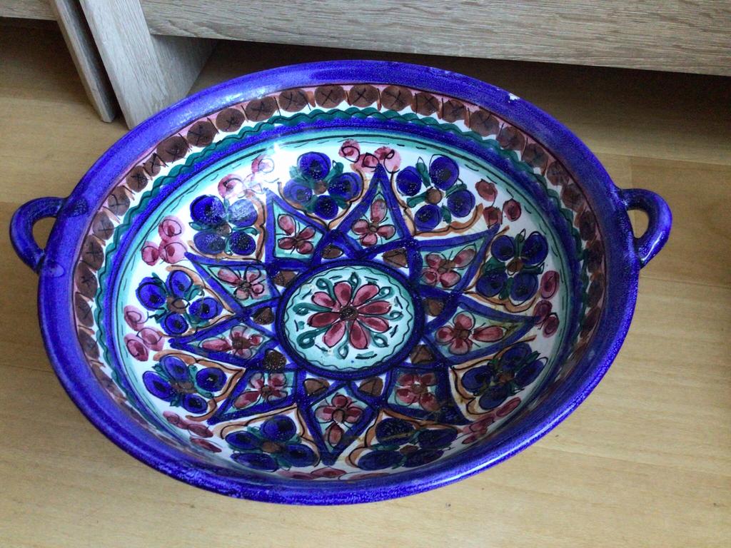 DOK P 🌼 Schaal Potterie De Olde Kruyk, DOK 🌼 zie info, Antiek en Kunst, Ophalen of Verzenden