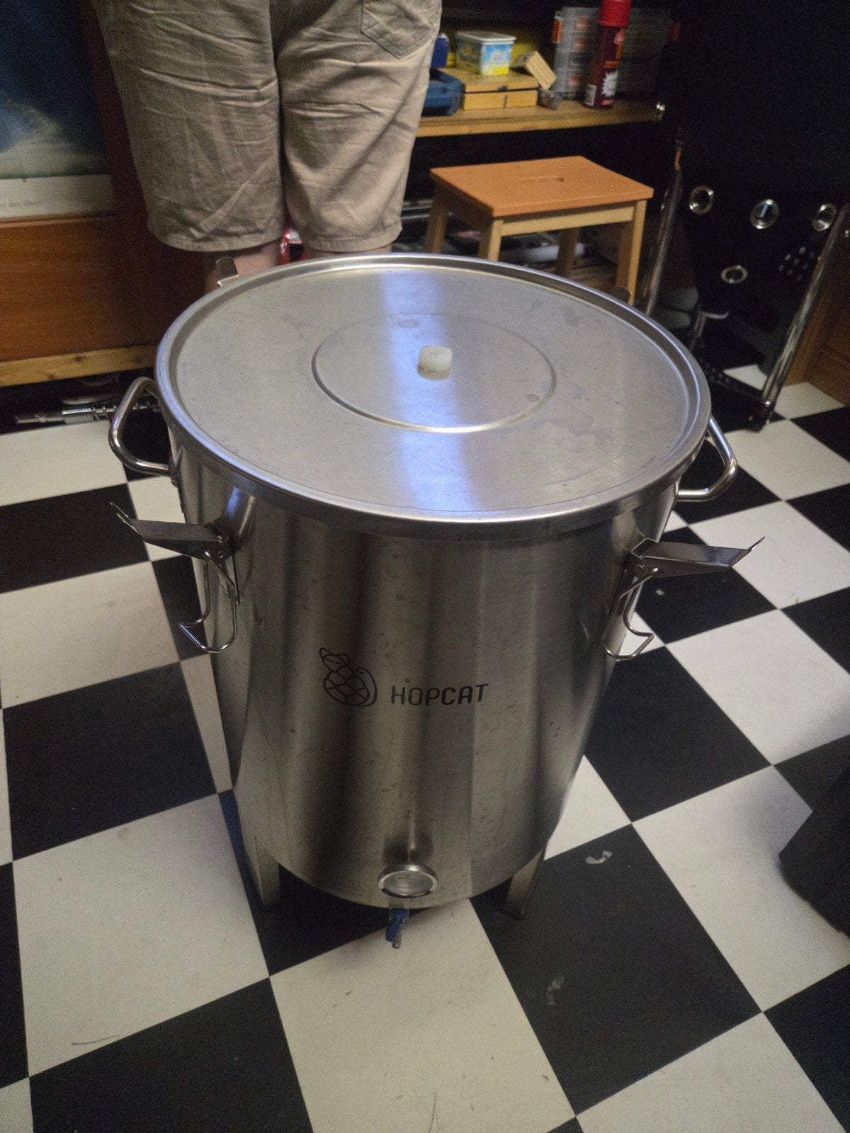 Hopcat Bigboy SS 62L Gistvat (Fermenter) in Nieuwstaat, Ophalen, Zo goed als nieuw