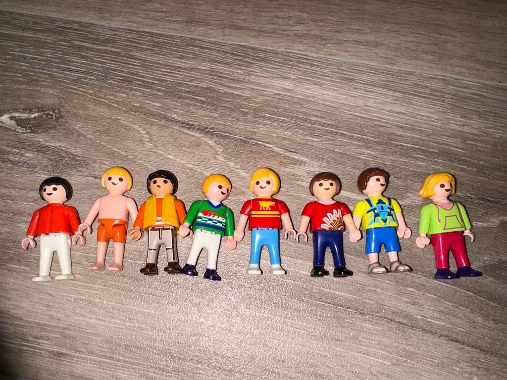 Playmobil Poppetjes - Set van 8 Figuren, Kinderen en Baby's, Ophalen of Verzenden, Gebruikt, Jongen of Meisje