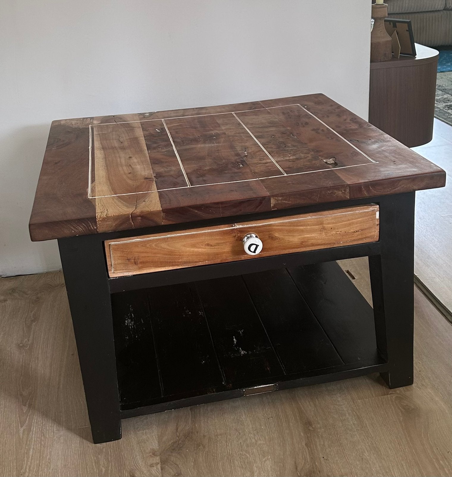 Salontafel RM, Huis en Inrichting, Tafels | Salontafels, Ophalen, Gebruikt, 50 tot 100 cm, Vierkant