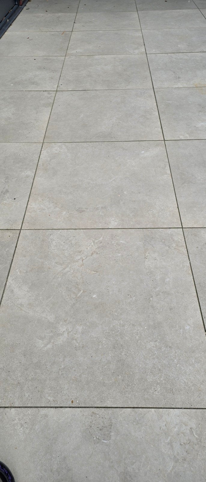 GeoCeramica beige 80x80x4 - 19 stuks, Ophalen, Gebruikt, 10 m² of meer, Beton