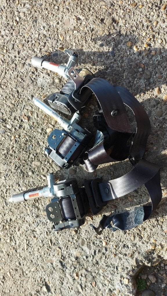 Set achterste gordels Volvo S80 uit 2004, Ophalen of Verzenden