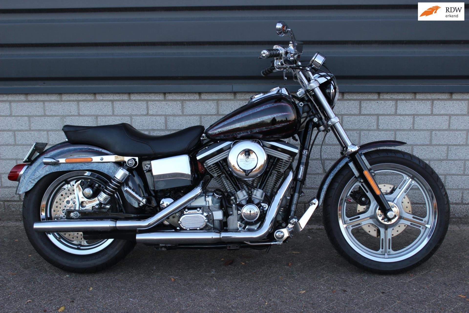 Harley Davidson FXD Dyna Super Glide EVO CUSTOM, UNIEK!, Motoren, Sportuitlaat, 1340 cc, Chopper, Meer dan 35 kW