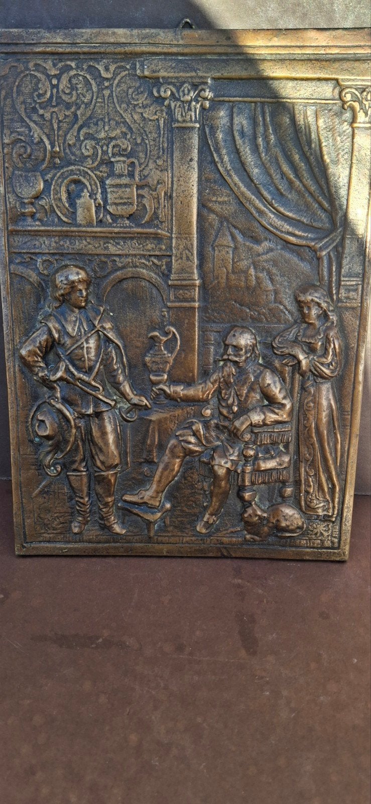 plaquette brons, Antiek en Kunst, Ophalen of Verzenden