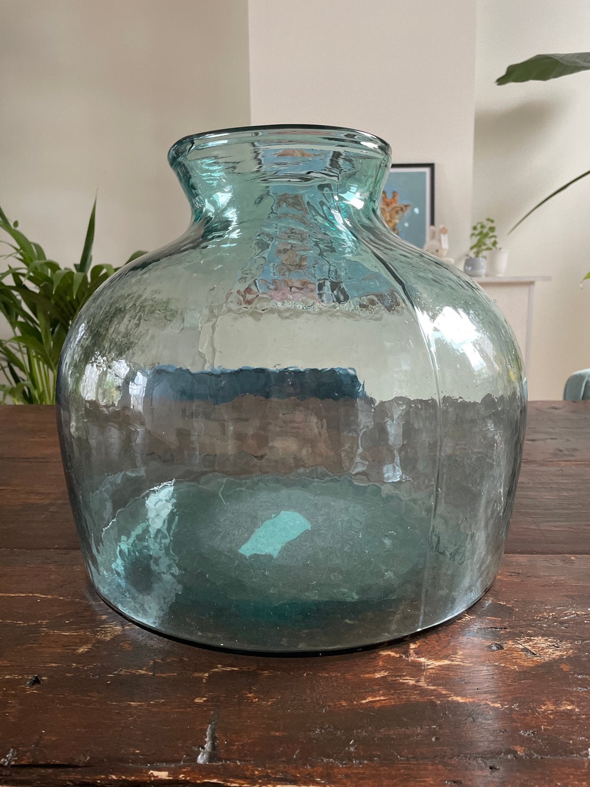 Grote glazen vaas/Terrarium, Ophalen