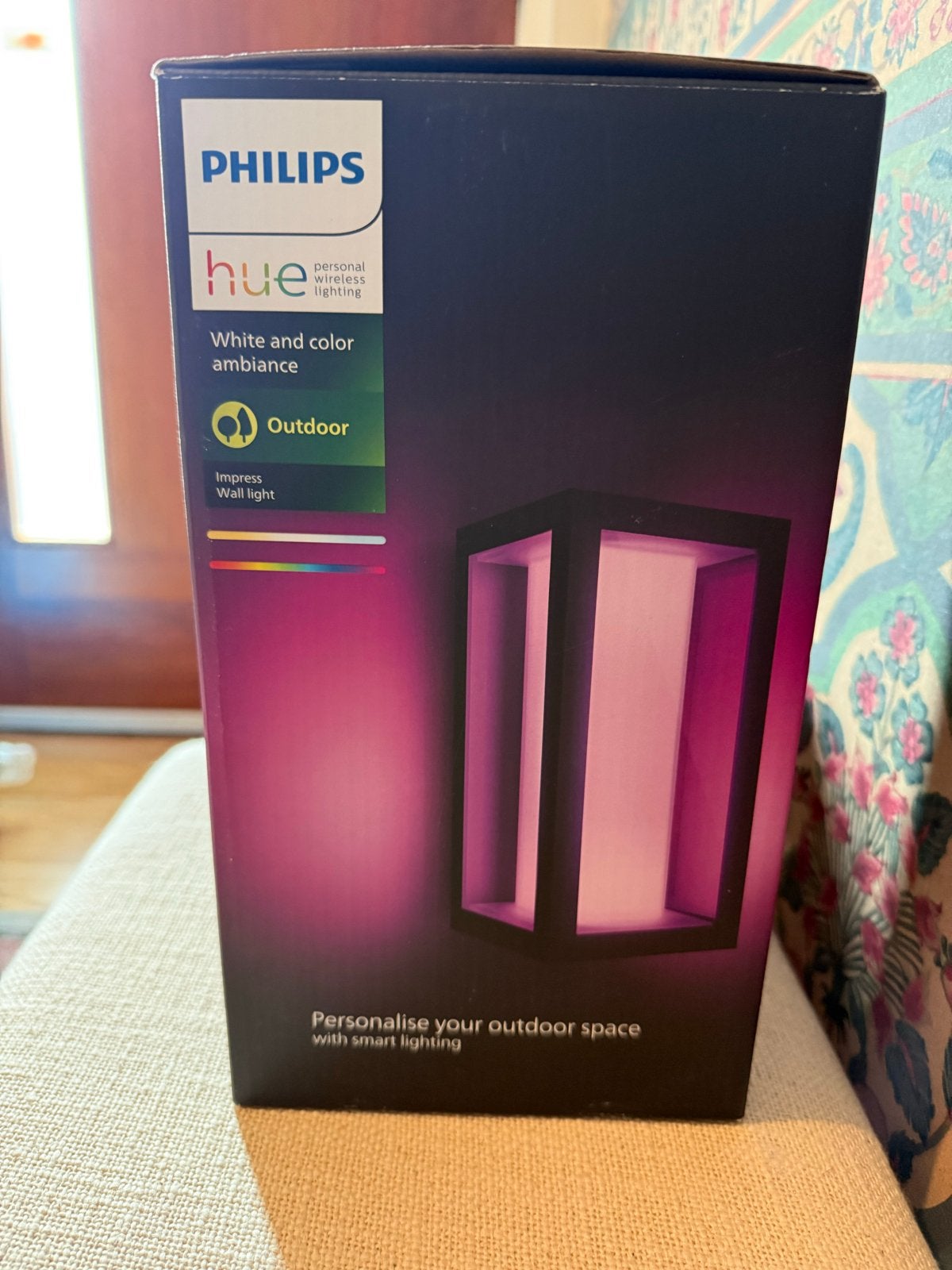 Philips Hue Impress Buiten Wandlamp - Wit & Kleur Ambiance, Ophalen, Nieuw