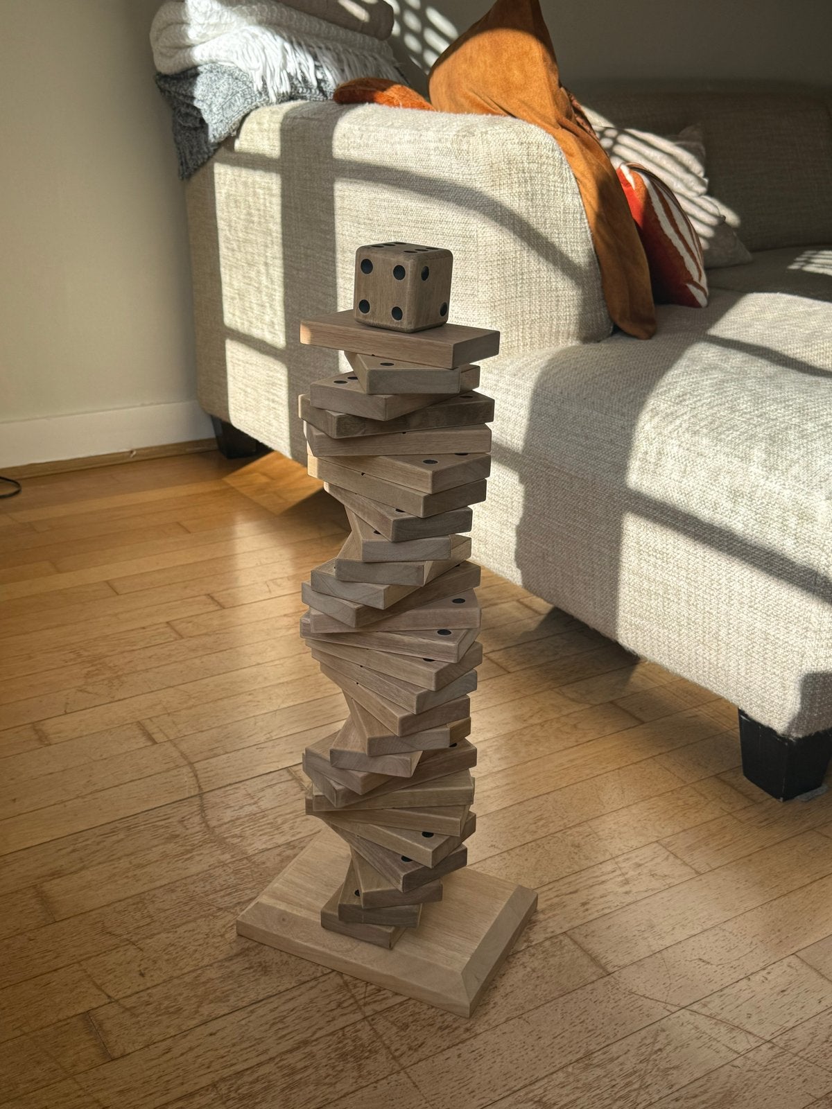 Zara Home kids XL Houten Domino Toren / Dominospel (70 cm), Kinderen en Baby's, Ophalen, Nieuw, Jongen of Meisje