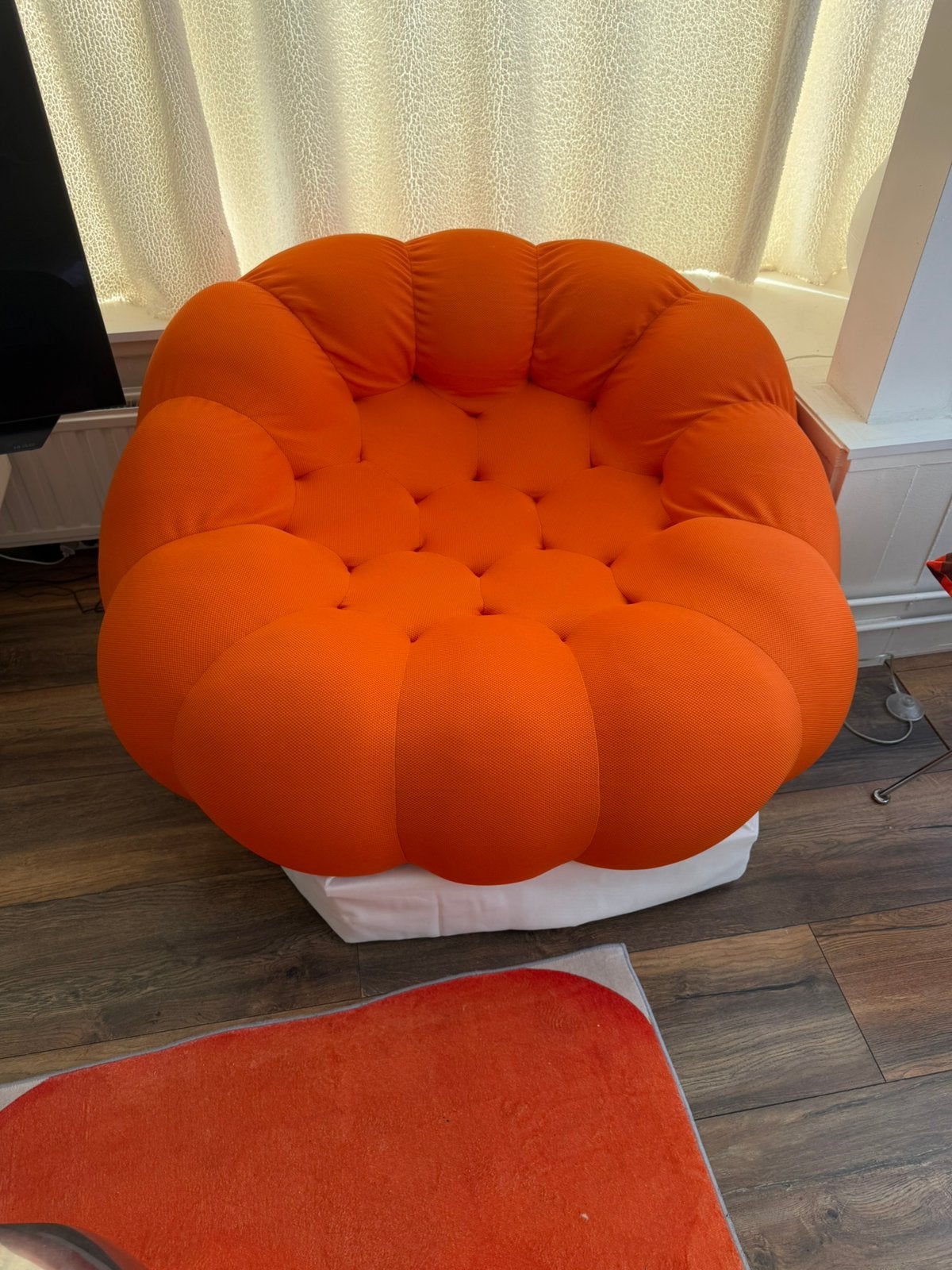 Bubble stoel orange Compress Sofa, Ophalen, Zo goed als nieuw