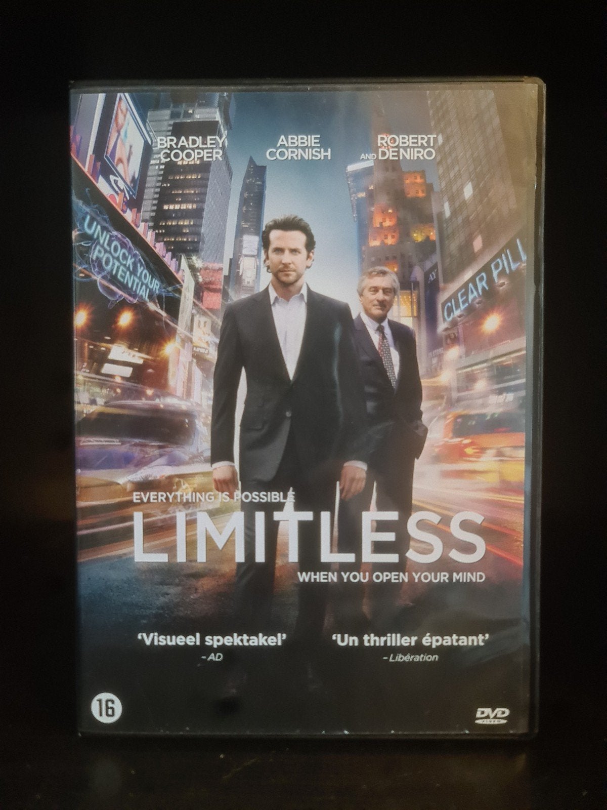 Limitless DVD - Actiethriller met Bradley Cooper, Nederlands, Vanaf 16 jaar, Actiethriller, Ophalen of Verzenden