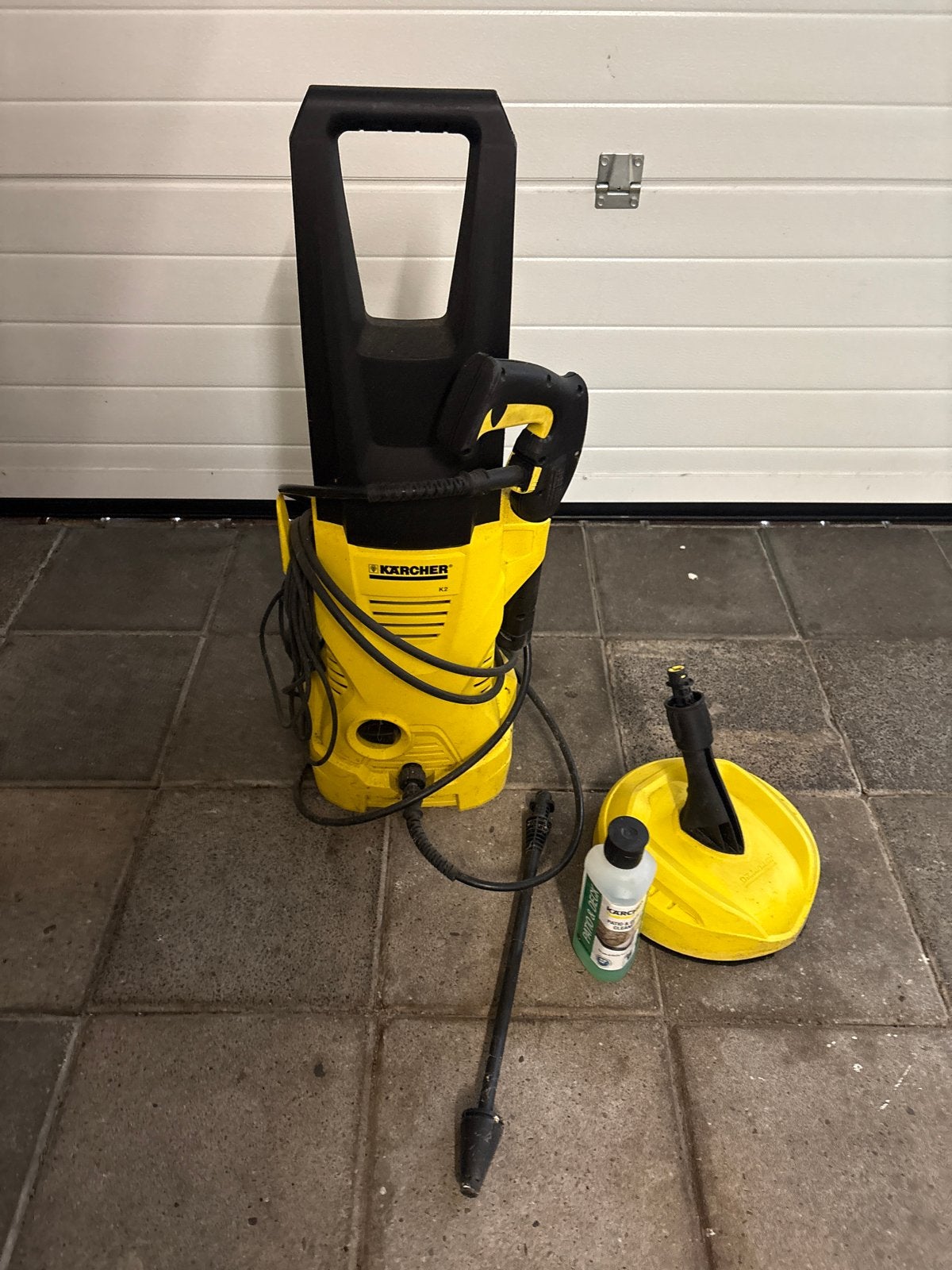 Kärcher K2 hogedrukreiniger met terrasreiniger, Ophalen, Gebruikt, Elektrisch