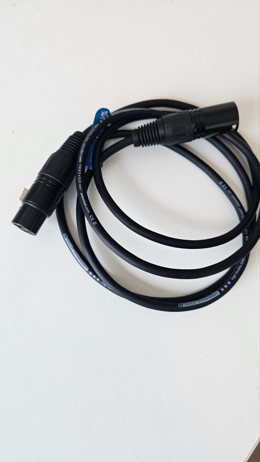 Adam Hall Kabel - 3 Star Series - DMF 0150, Ophalen of Verzenden, Zo goed als nieuw, Licht