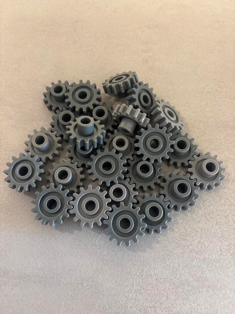 25x Grijze tandwielen voor K’nex, Ophalen of Verzenden, Zo goed als nieuw, K'nex