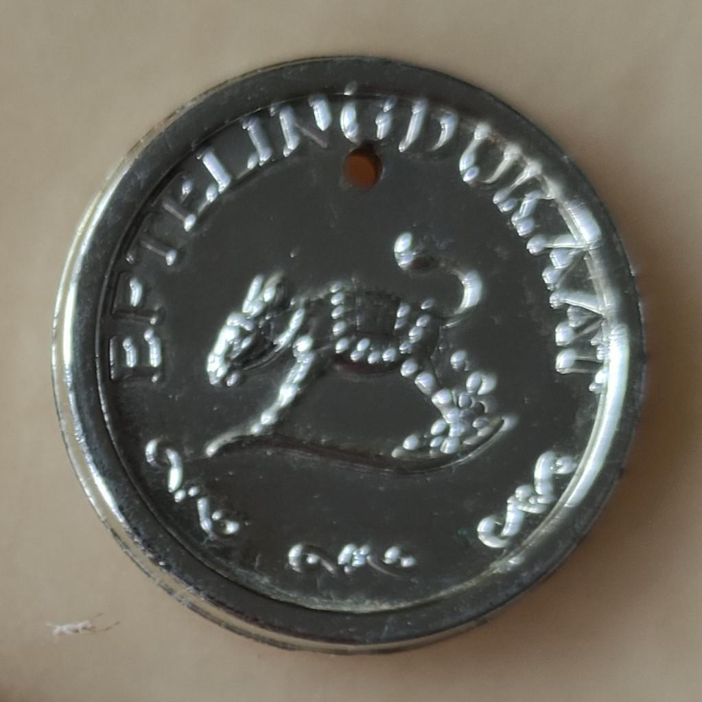 efteling dukaat ezeltje strekje, Ophalen of Verzenden, Zo goed als nieuw, Button of Speldje