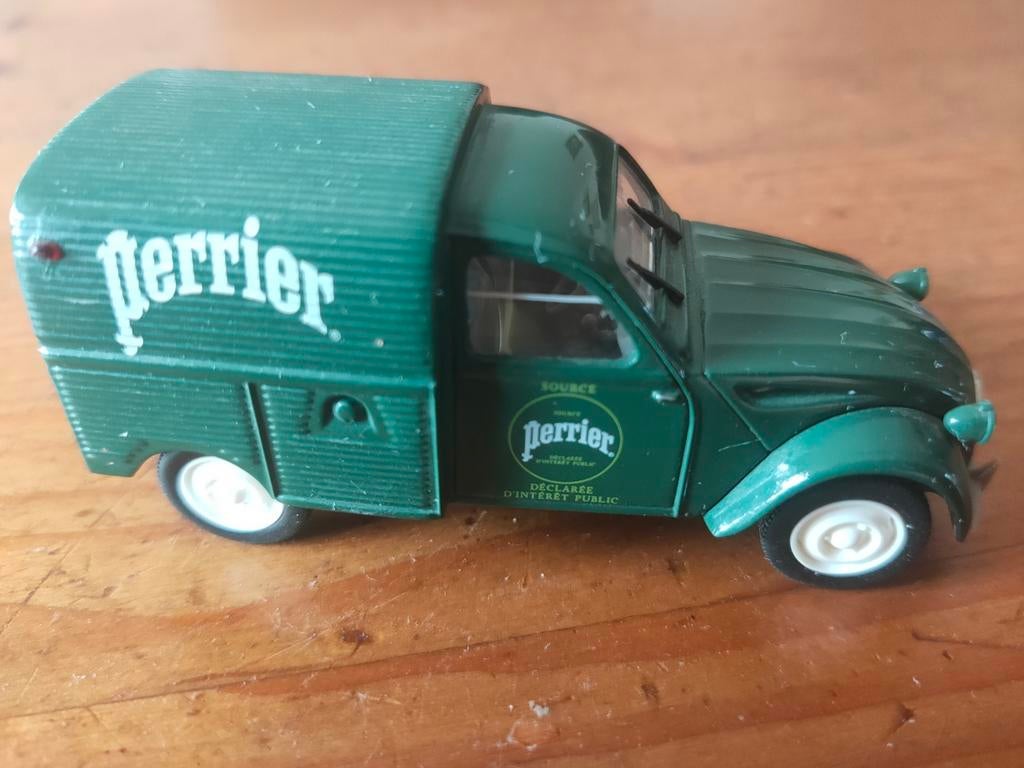 Citroën 2CV Azu 1:43 Norev nr14, Ophalen of Verzenden, Gebruikt, Auto, Norev