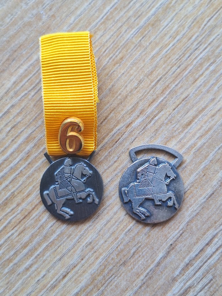 Medaille IML Marche international de Diekirch in zilver 2x, Ophalen of Verzenden, Overige materialen, Buitenland