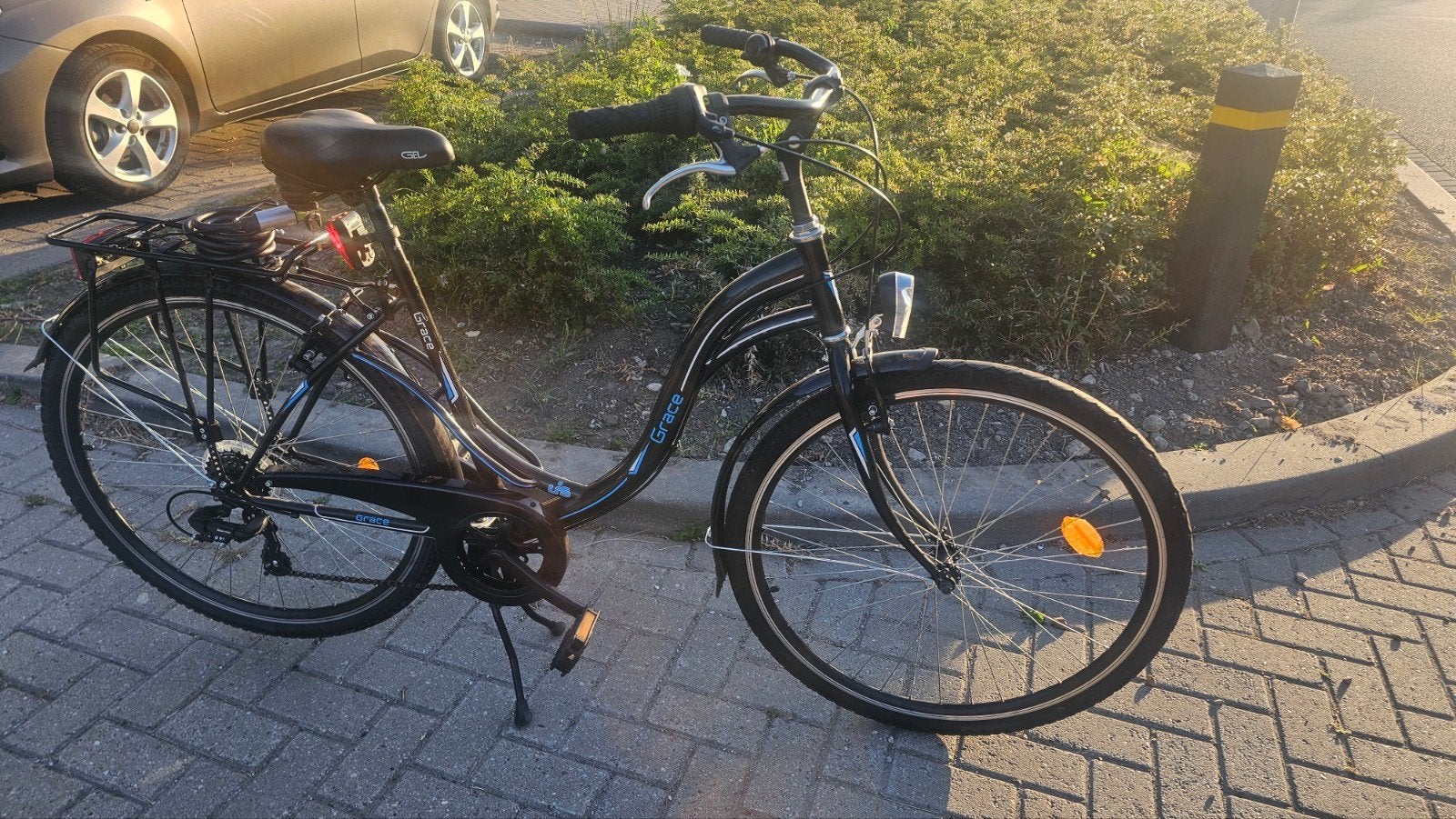 Damesfiets brand Grace double standard 6 gears, Fietsen en Brommers, Fietsen | Dames | Damesfietsen, Velgrem, 47 tot 50 cm, Versnellingen