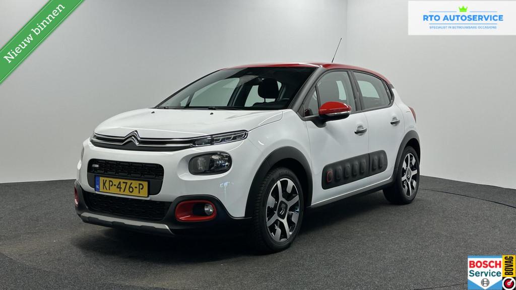 Citroen C3 1.2 PureTech S&S Shine CAMERA TREKHAAK CARPLAY CR, Auto's, Voorwielaandrijving, 1025 kg, Euro 6, 1199 cc