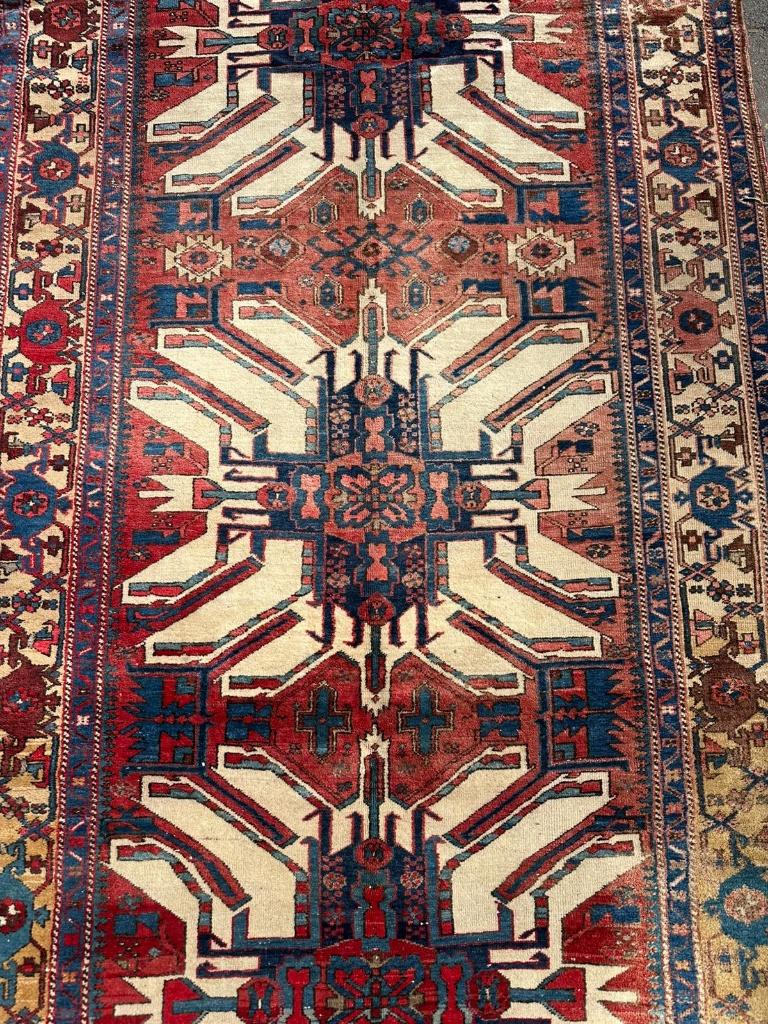 Unique Loper Noord Iran Tapijt / carpet - Rug _ 391 x 155 cm, Overige kleuren, 200 cm of meer, Ophalen of Verzenden, Zo goed als nieuw