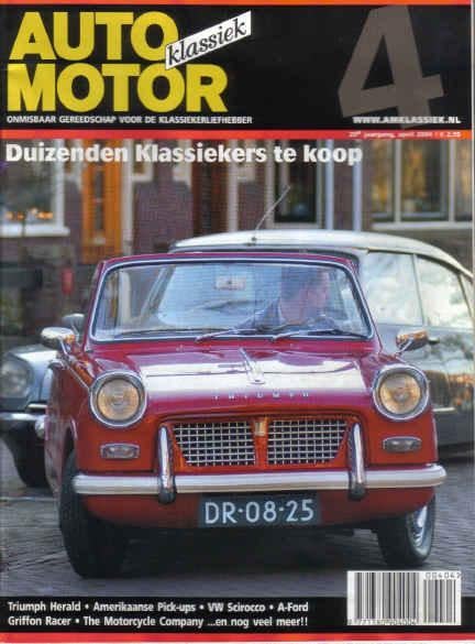 AMK 4 2004 : VW Scirocco TS - Triumph Herald - Griffon Zedel, Ophalen of Verzenden, Gelezen, Algemeen