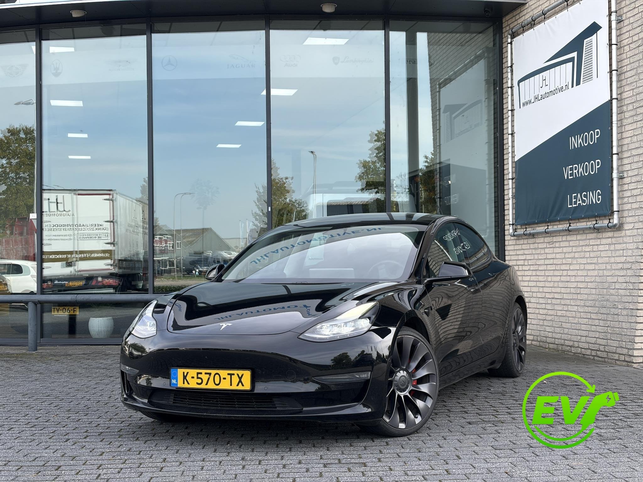 Tesla Model 3 Performance AWD 82 kWh*FACELIFT*FSD*WARMTEPOMP, Automaat, Stof, Gebruikt, 547 km