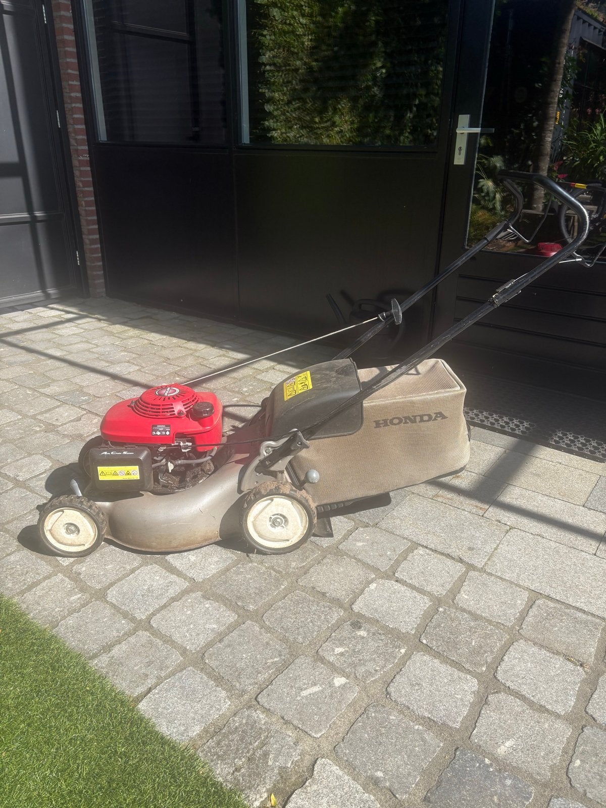 Honda Benzine Grasmaaier - Goed Onderhouden, Tuin en Terras, Grasmaaiers, Ophalen, Cirkelmaaier, Gebruikt, 40 t/m 49 cm