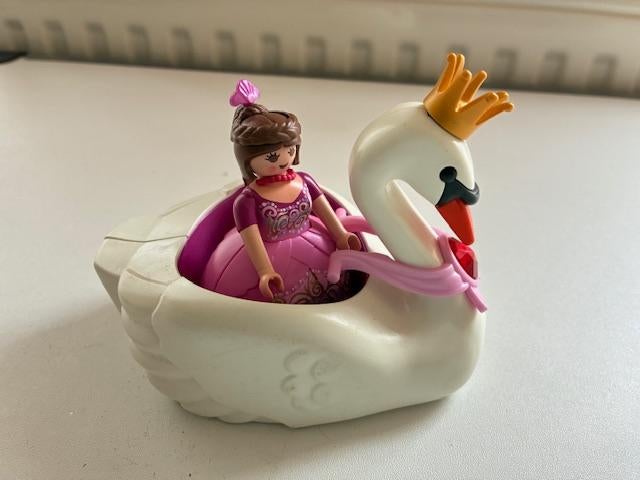 Playmobil prinses met zwanenboot 5476, Ophalen of Verzenden, Zo goed als nieuw