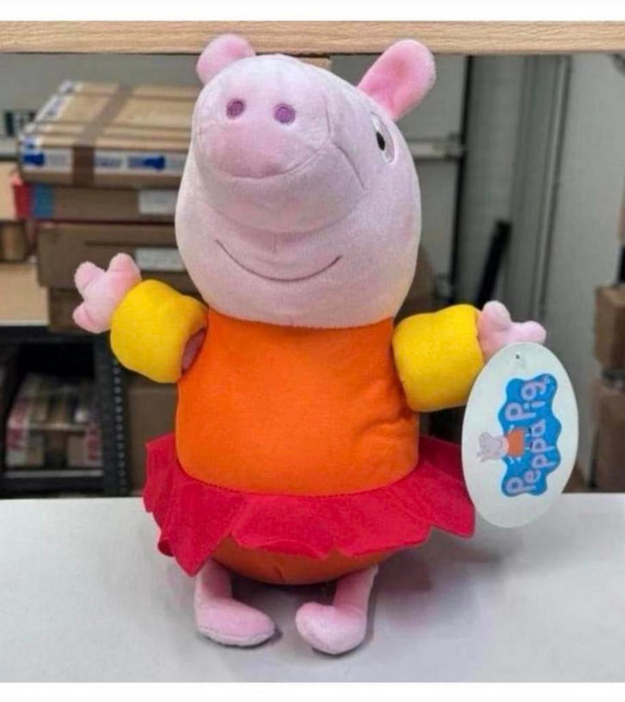Peppa Pig XL knuffel 30cm nieuw plush toy zacht bekend TV, Overige typen, Nieuw, Ophalen of Verzenden, H