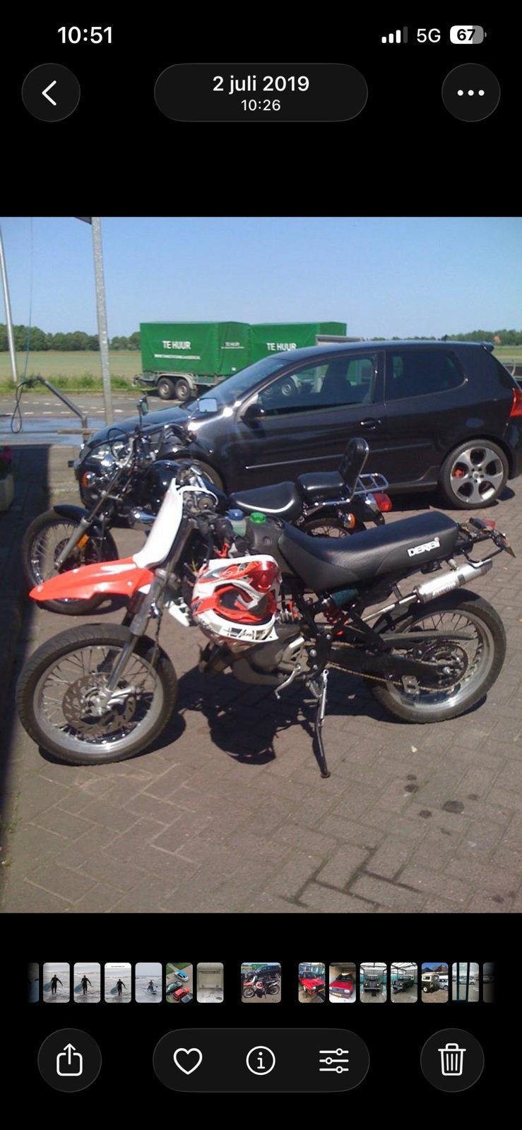 Gezocht: Derbi Senda FF3 84J 1998 2005, Fietsen en Brommers, Ophalen, Zo goed als nieuw