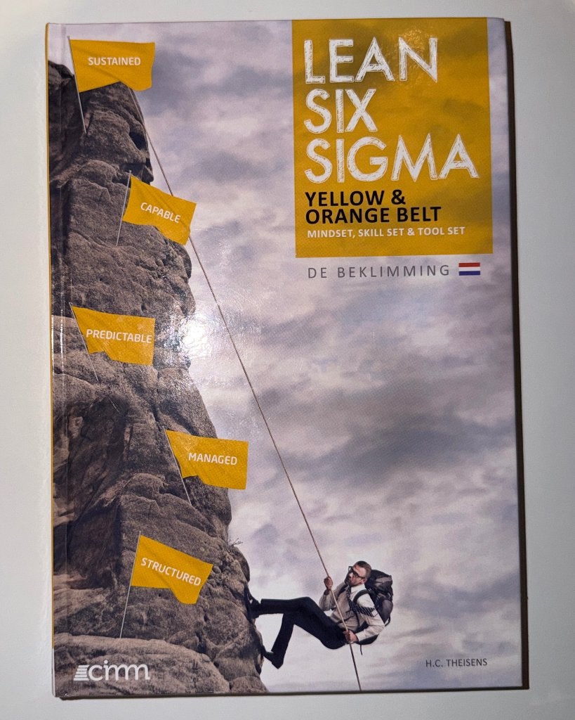Lean Six Sigma Yellow & Orange Belt - De Beklimming, Zo goed als nieuw, Gamma, H.C. Theisens, HBO