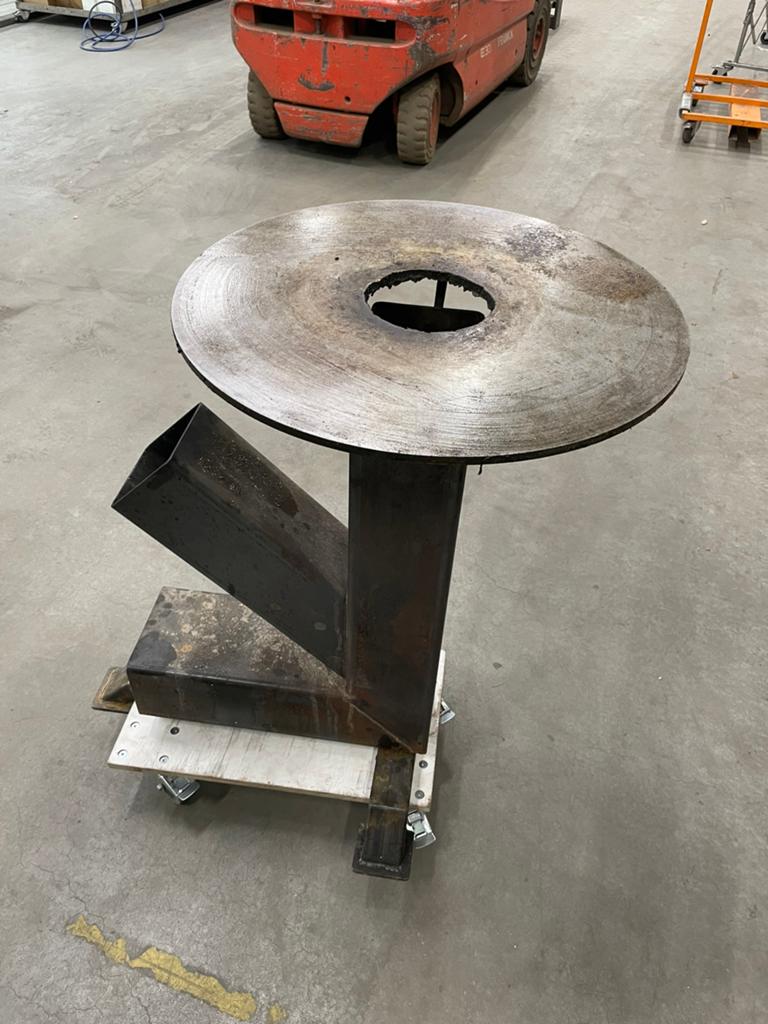 Rocket stove met bakplaat., Ophalen, Zo goed als nieuw
