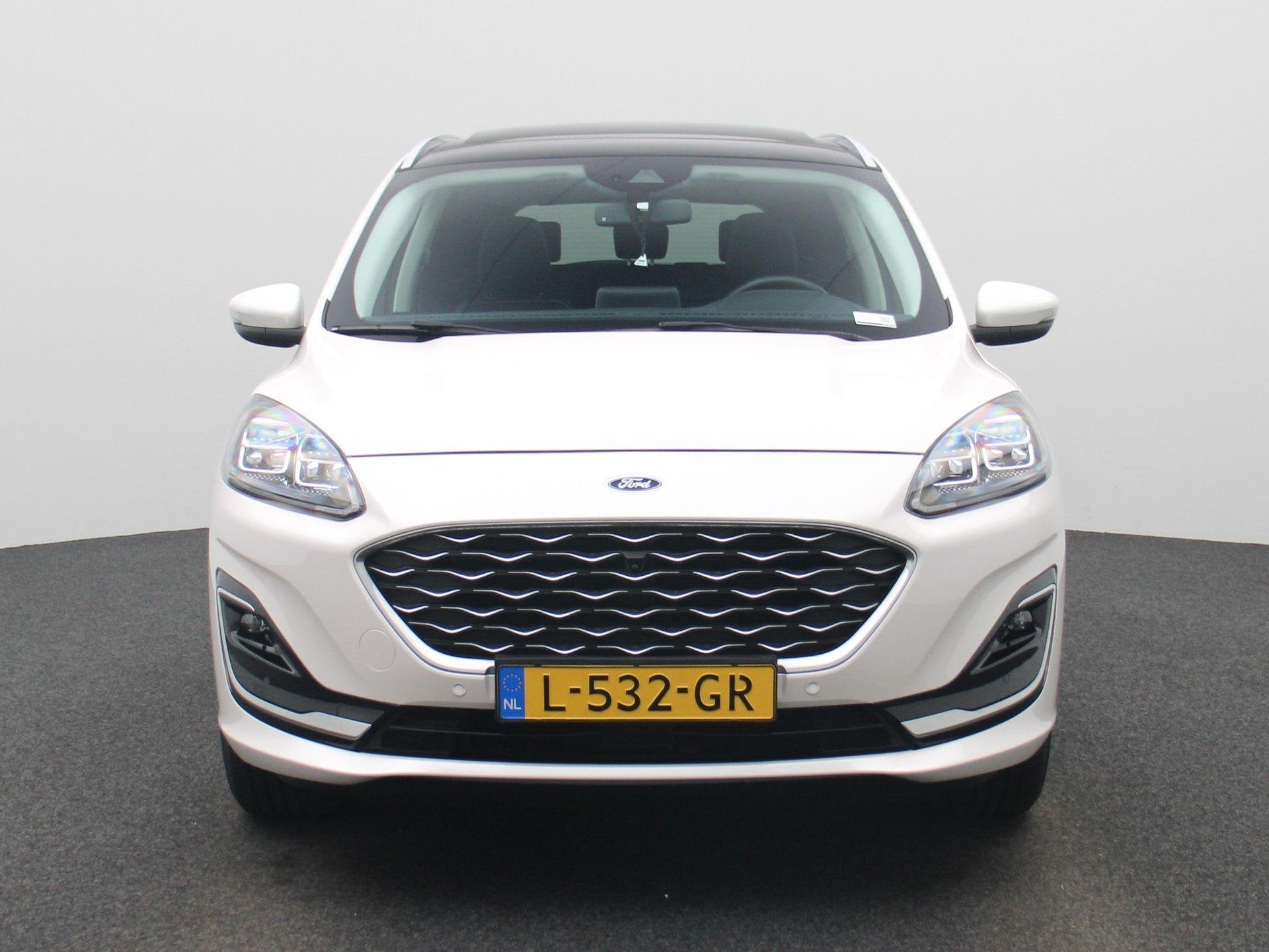 Ford Kuga 2.5 PHEV Vignale Aut. | Panoramadak | B&O soundsys, Auto's, Gebruikt, Euro 6, 4 cilinders, Wit