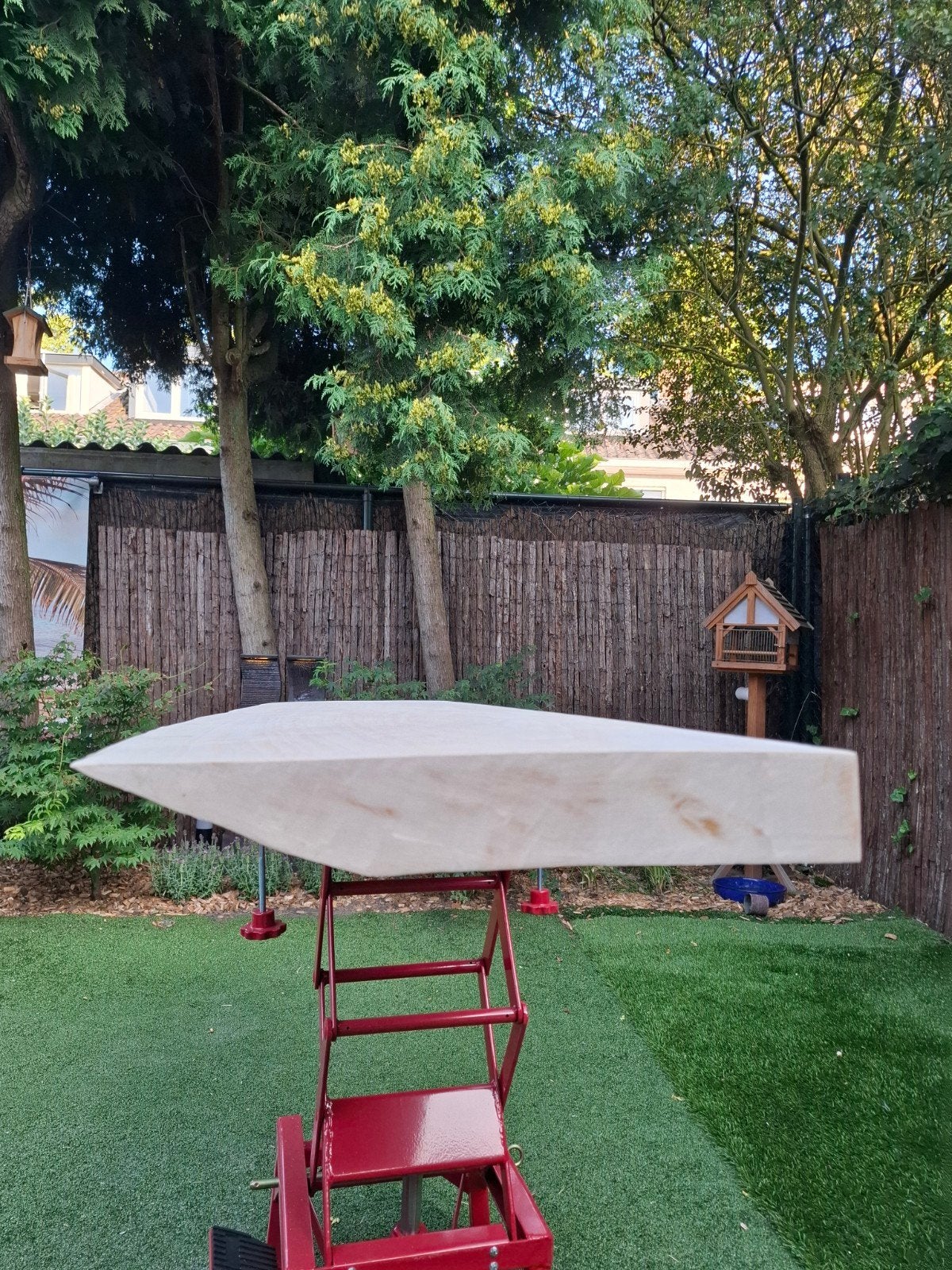 Houten boomstamblad 180x45x7, Ophalen of Verzenden, Overige houtsoorten, 50 mm of meer, Minder dan 200 cm