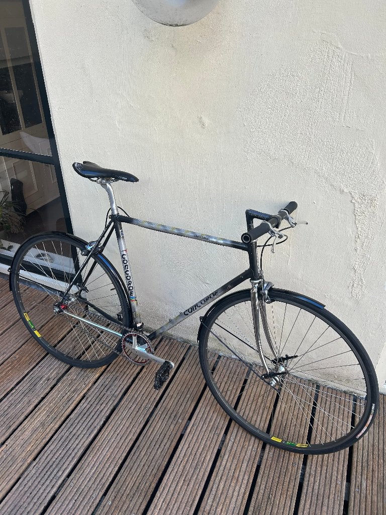 Concorde Columbus stalen singlespeed – Shimano 600 – 56 cm, Minder dan 10 versnellingen, Gebruikt, Velgrem, 53 tot 57 cm