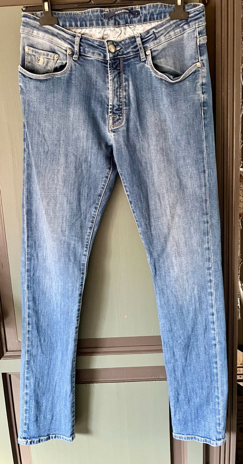 Atelier Noterman Jeans - Zo goed als nieuw, Ophalen of Verzenden, Zo goed als nieuw, Blauw, Overige jeansmaten