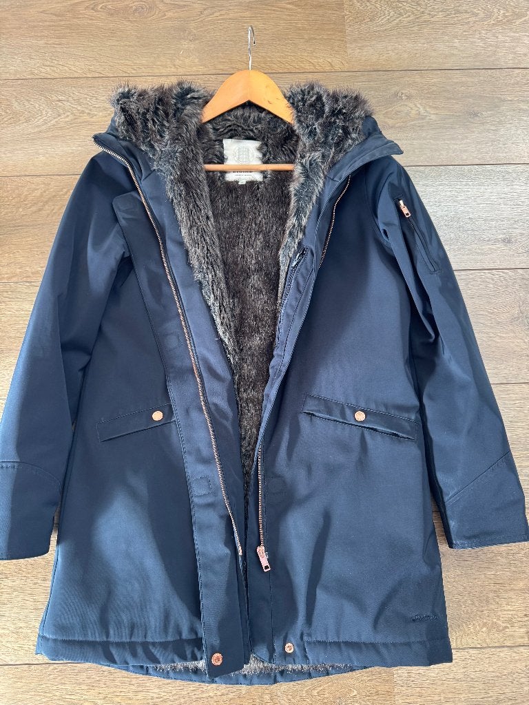 Elvine winterjas maat S, Kleding | Dames, Ophalen of Verzenden, Zo goed als nieuw, Maat 36 (S), Zwart