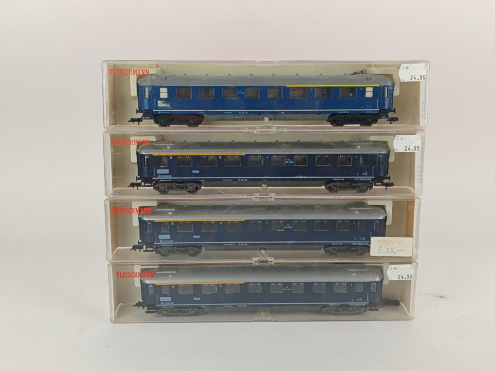 4x Fleischmann 5154 Rijtuig - Nieuw in doos, Gelijkstroom, Fleischmann, Ophalen of Verzenden, Nieuw