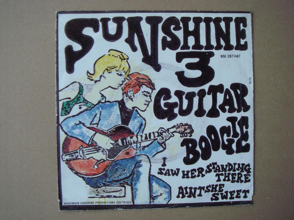 Sunshine 3 I saw her standing there Vinyl 7" Beatles cover, Fotohoes, Ophalen of Verzenden, Zo goed als nieuw, Pop