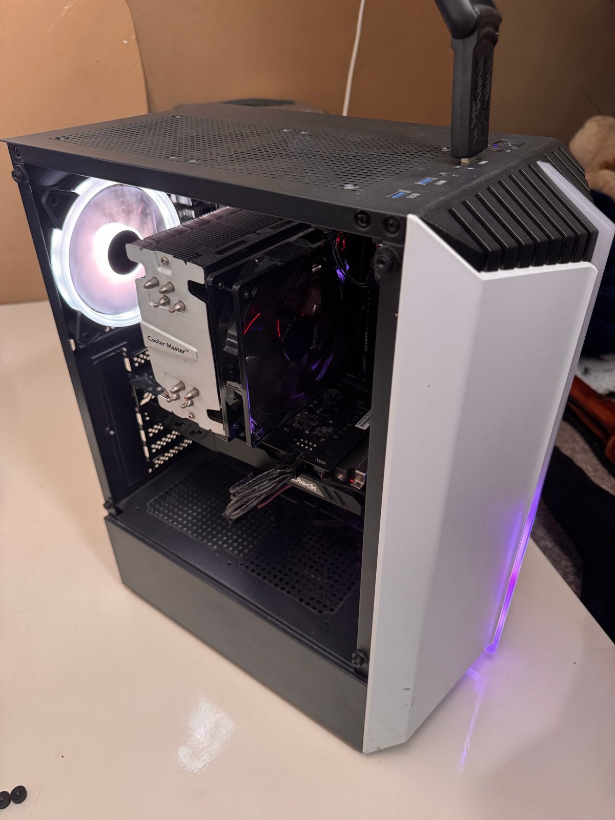 Complete Desktop PC Set: Computer, Monitor en Muis, Ophalen, Gebruikt, SSD, Met videokaart