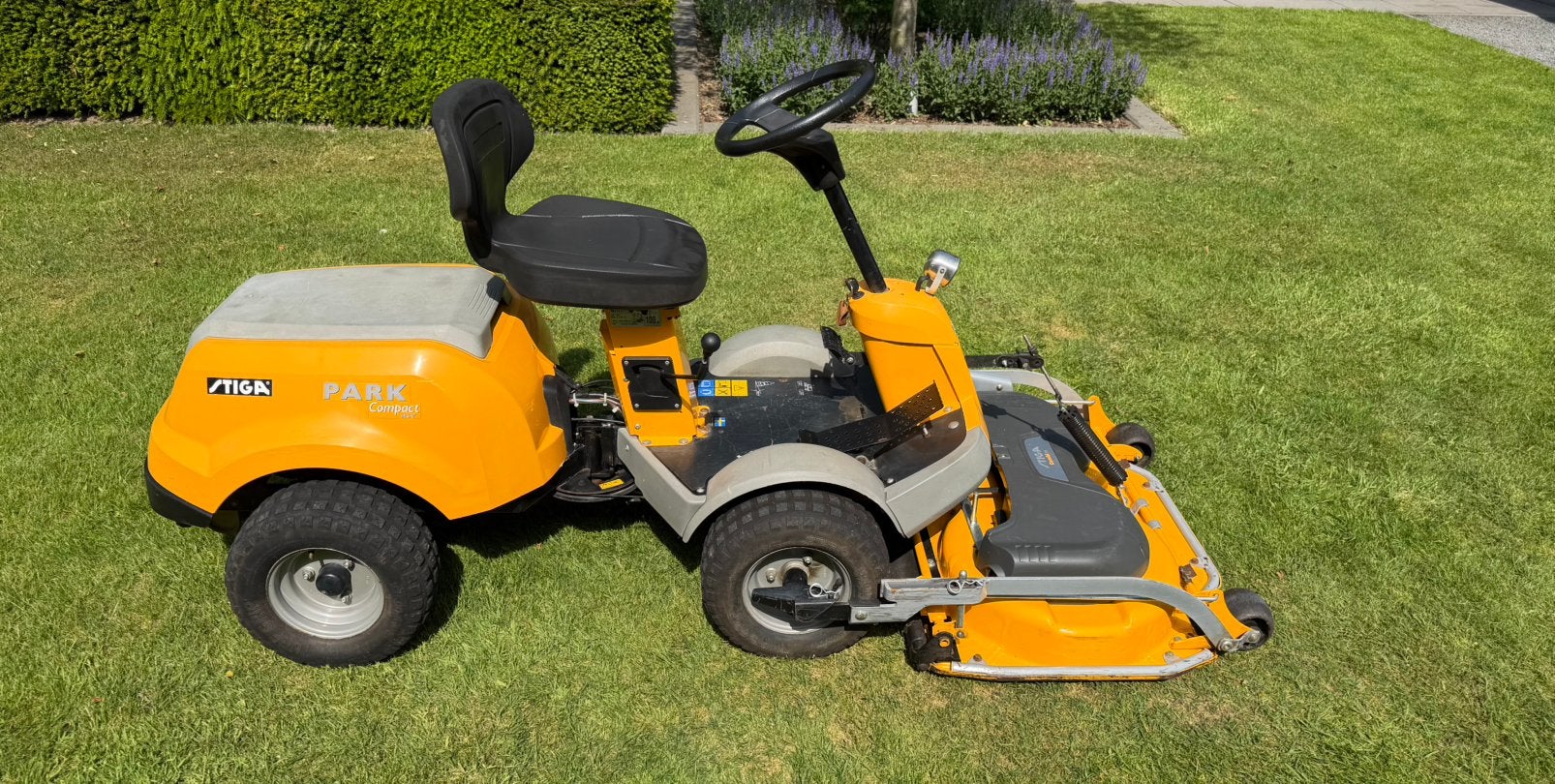 STIGA PARK COMPACT HST/ COMBI 95 CM MAAIDEK 2021 ZITMAAIER, Ophalen of Verzenden, Gebruikt, Mulchfunctie, 90 tot 120 cm