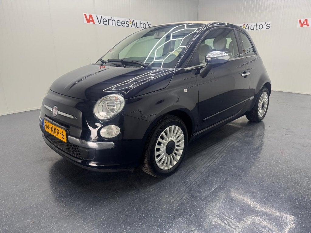 Fiat 500C 1.2 Pop (bj 2010, automaat), Euro 5, Gebruikt, 4 cilinders, Cabriolet