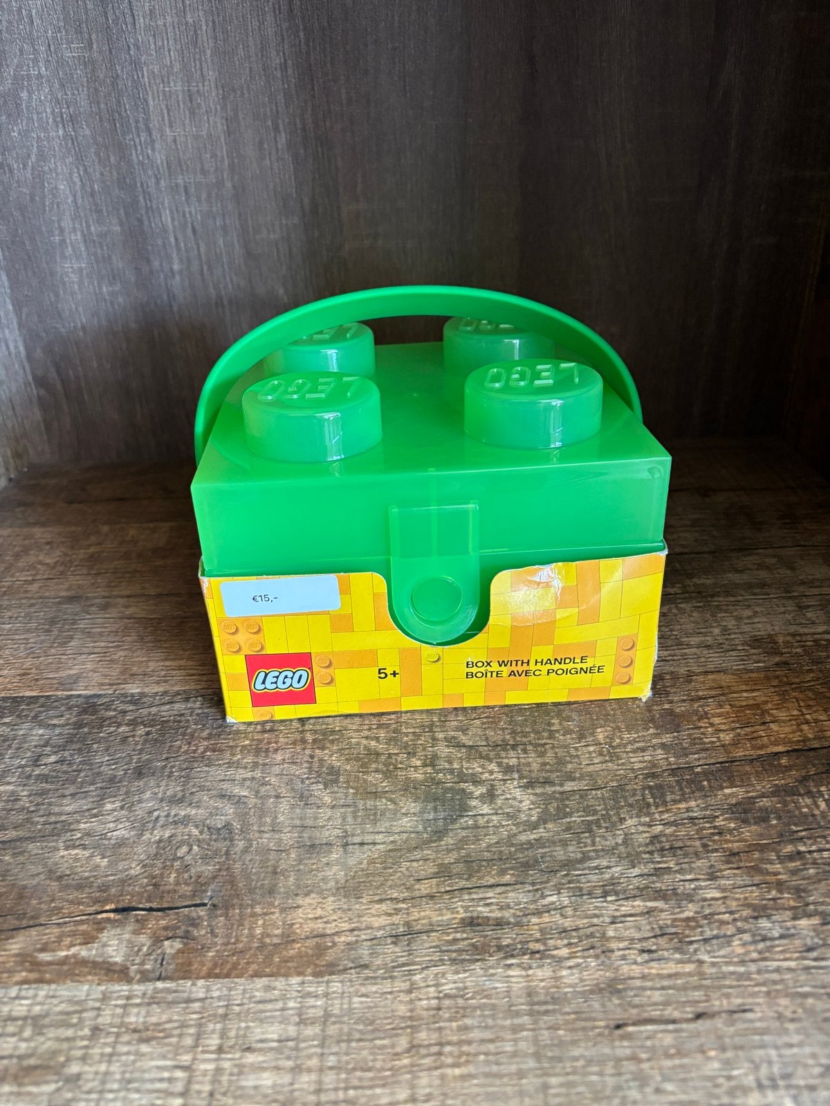 Lego opbergbox/broodtrommel met handvat - Nieuw en ongeopend, Lego, Accessoire, Nieuw, Ophalen of Verzenden