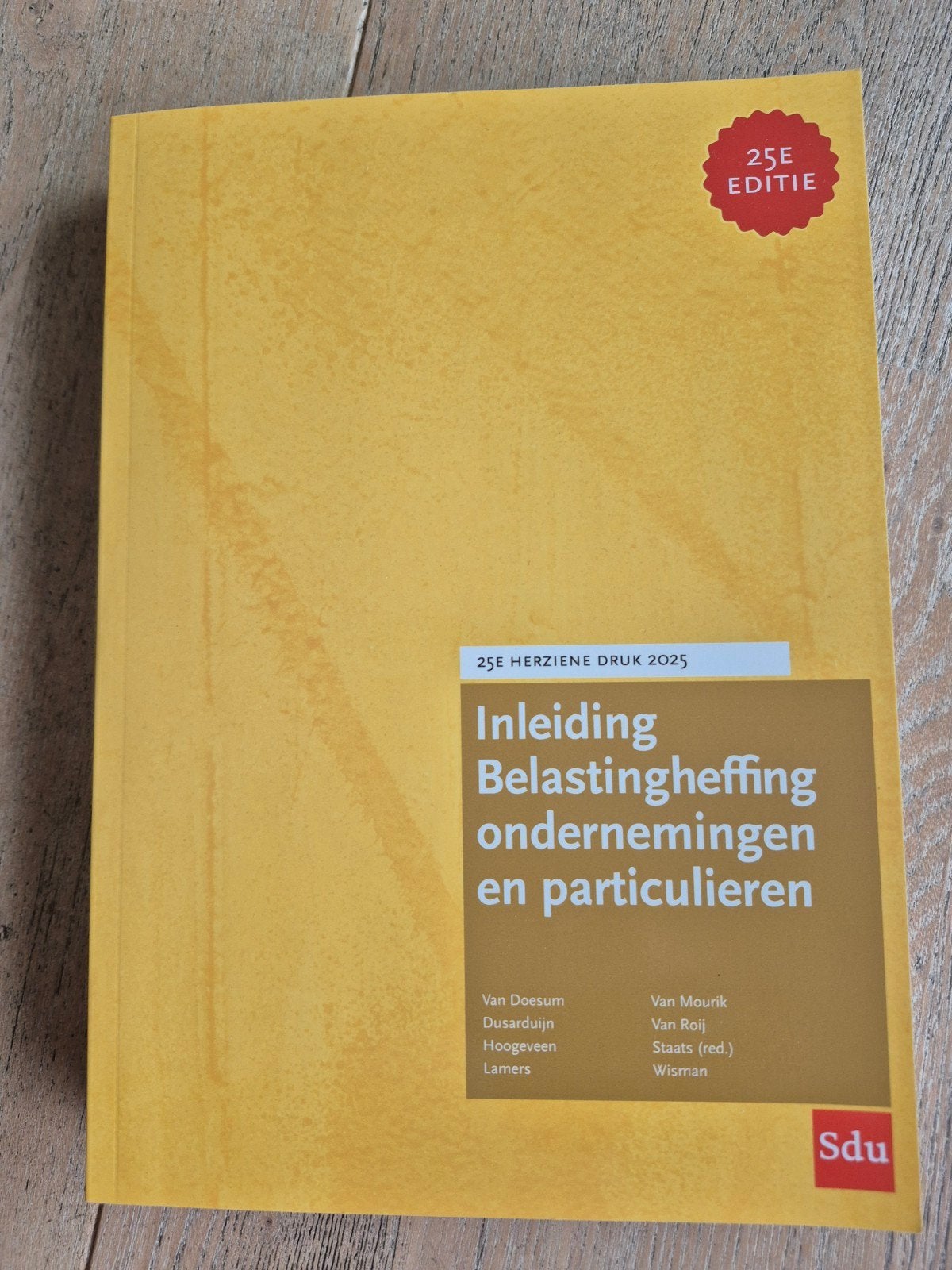 Inleiding Belastingheffing ondernemingen en particulieren, Van Doesem; Van Mourik, Zo goed als nieuw, Gamma, HBO