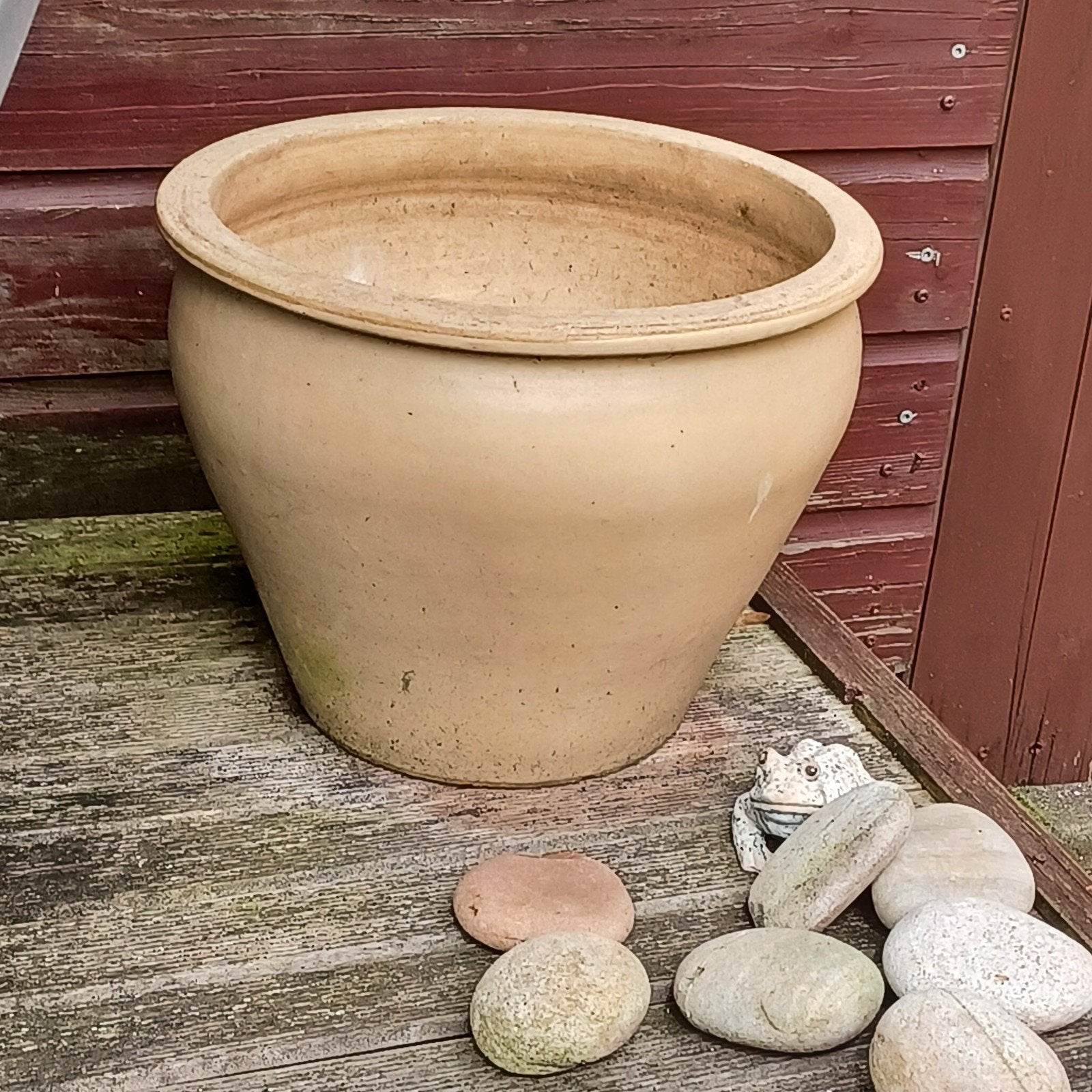 grote buiten pot, Tuin en Terras, Bloempotten, Ophalen, Rond, Aardewerk