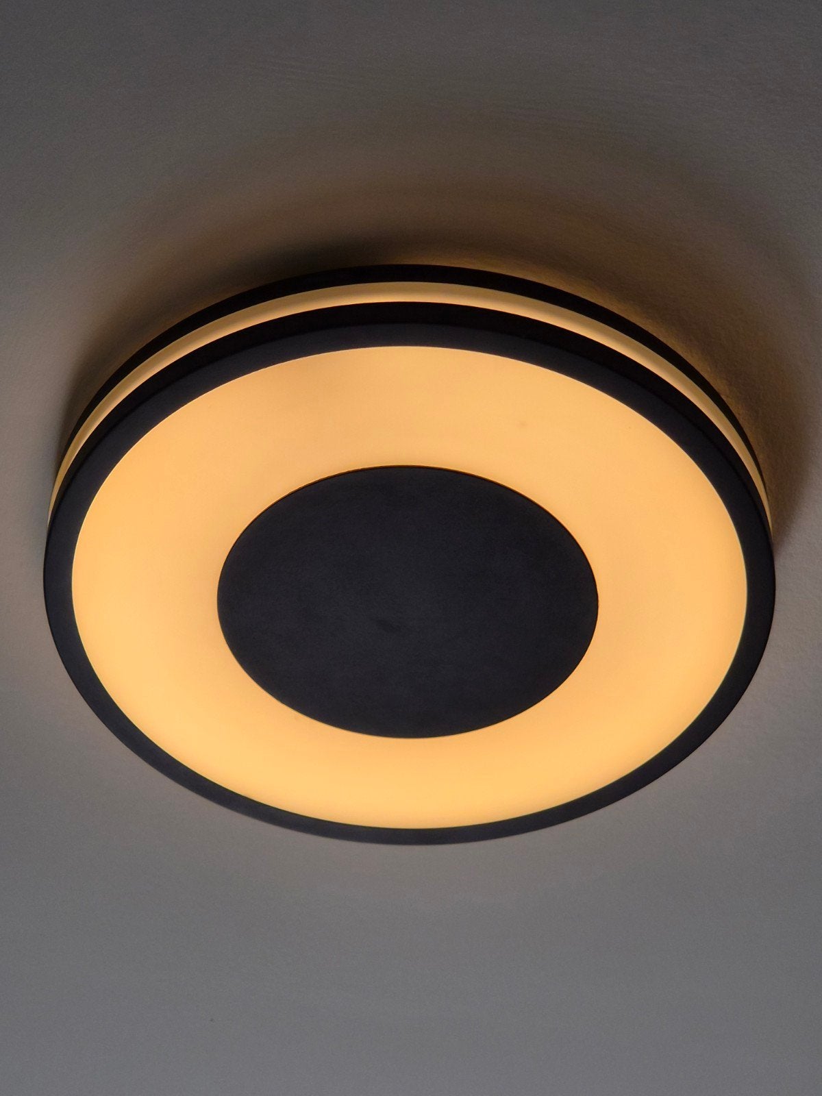 Philips Hue Plafondlamp met Bridge en Bewegingssensor, Metaal, Zwart, Ophalen of Verzenden, Smart home compatibel