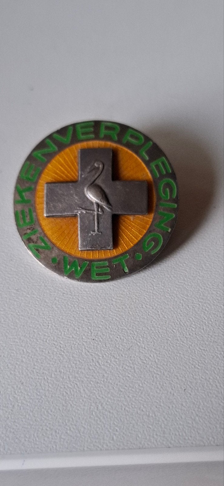 Koningklijke Begeer verpleegkundige speld button Zilver, Ophalen of Verzenden