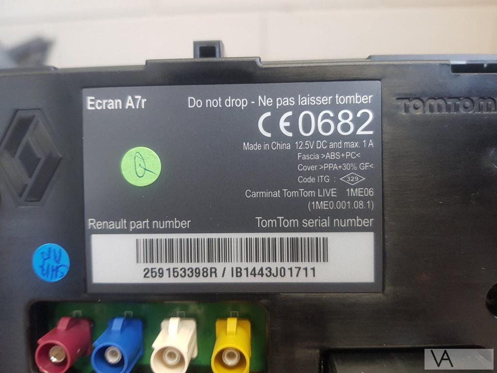 Renault Scenic en Laguna 2009 - 2015 navigatie display €100, Gebruikt, -, Renault, -