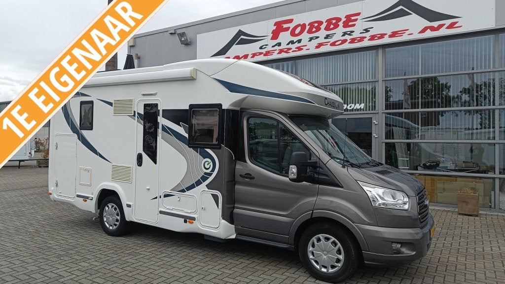 Compact en toch ruim Chausson Welcome 610 '16 155pk 67dkm, Caravans en Kamperen, Ringverwarming, Tot en met 2, 6 tot 7 meter, Startonderbreker