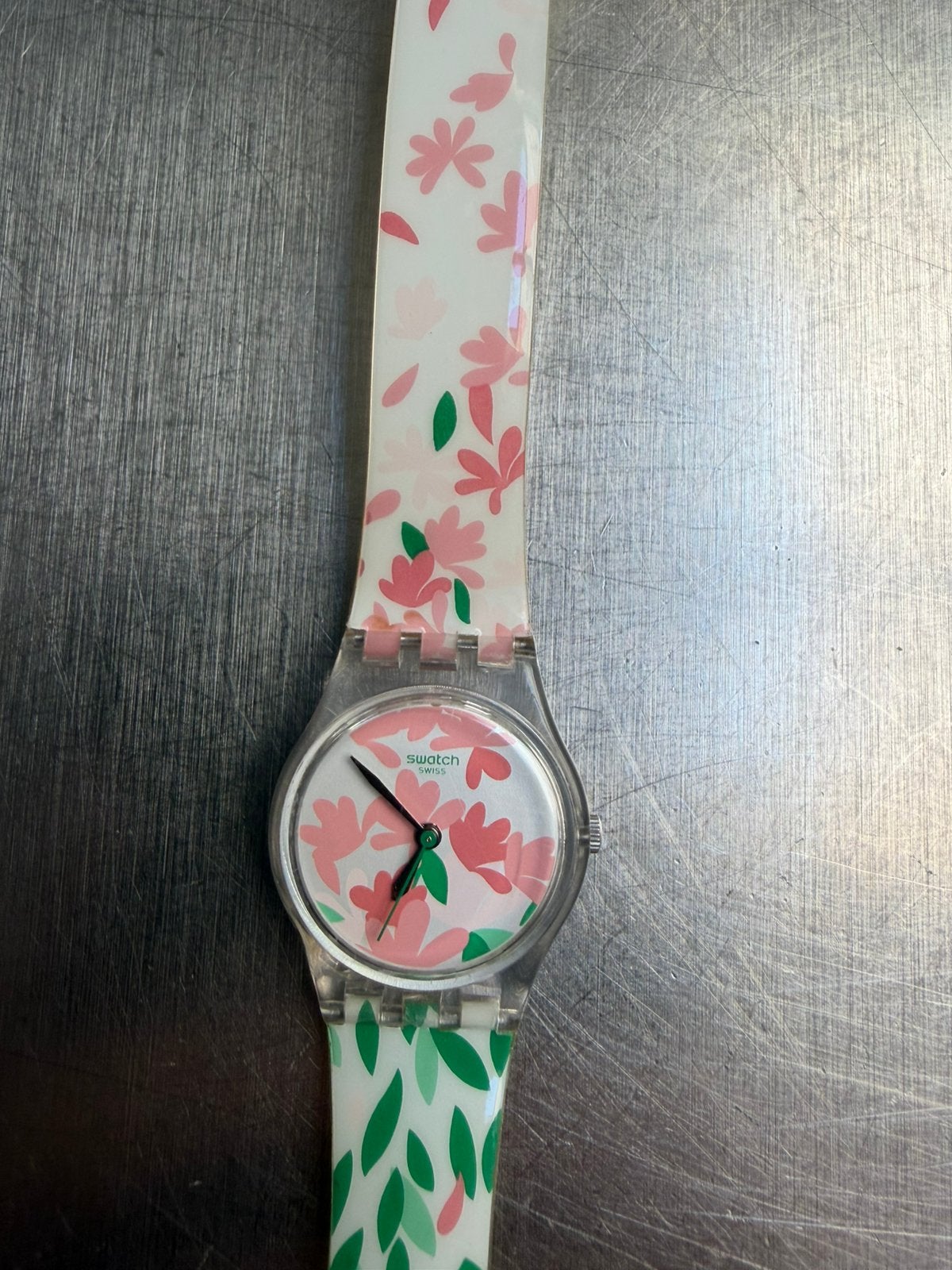 Dames/meisjes horloge Swatch, Ophalen of Verzenden, Gebruikt, Kunststof, Swatch